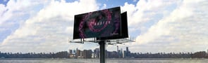 Billboard mit Debian Promotion